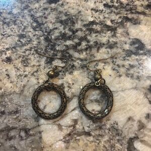 Snakeskin earrings